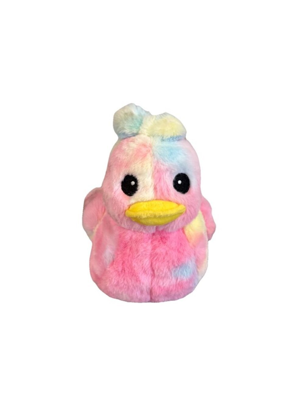 Hoppenly Exclusive Small Soft Chick Duck Stuffed Animal Plush 8" Pink Yellow